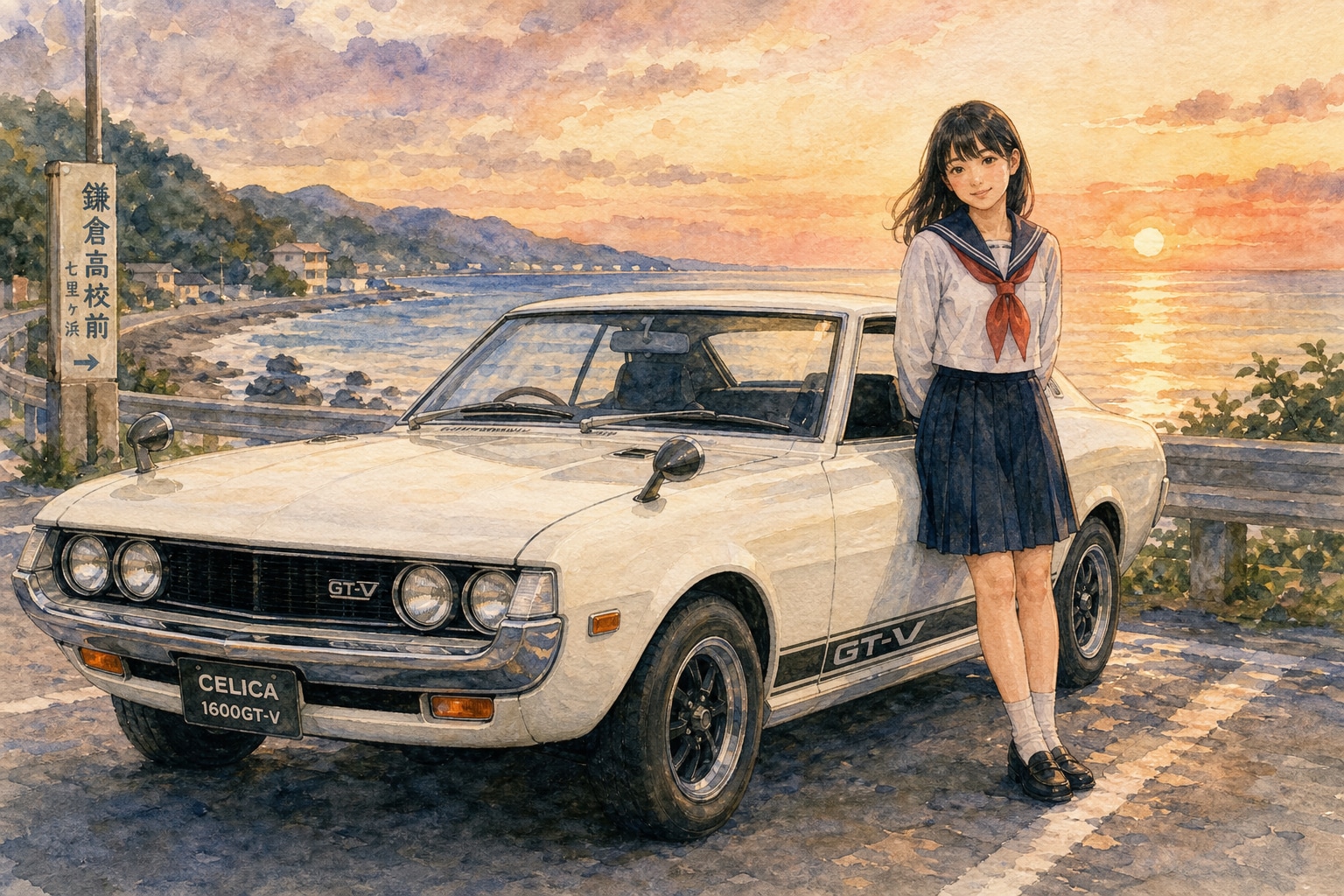 親父の車。TA-22 セリカGTｰV | の人気AIイラスト・グラビア