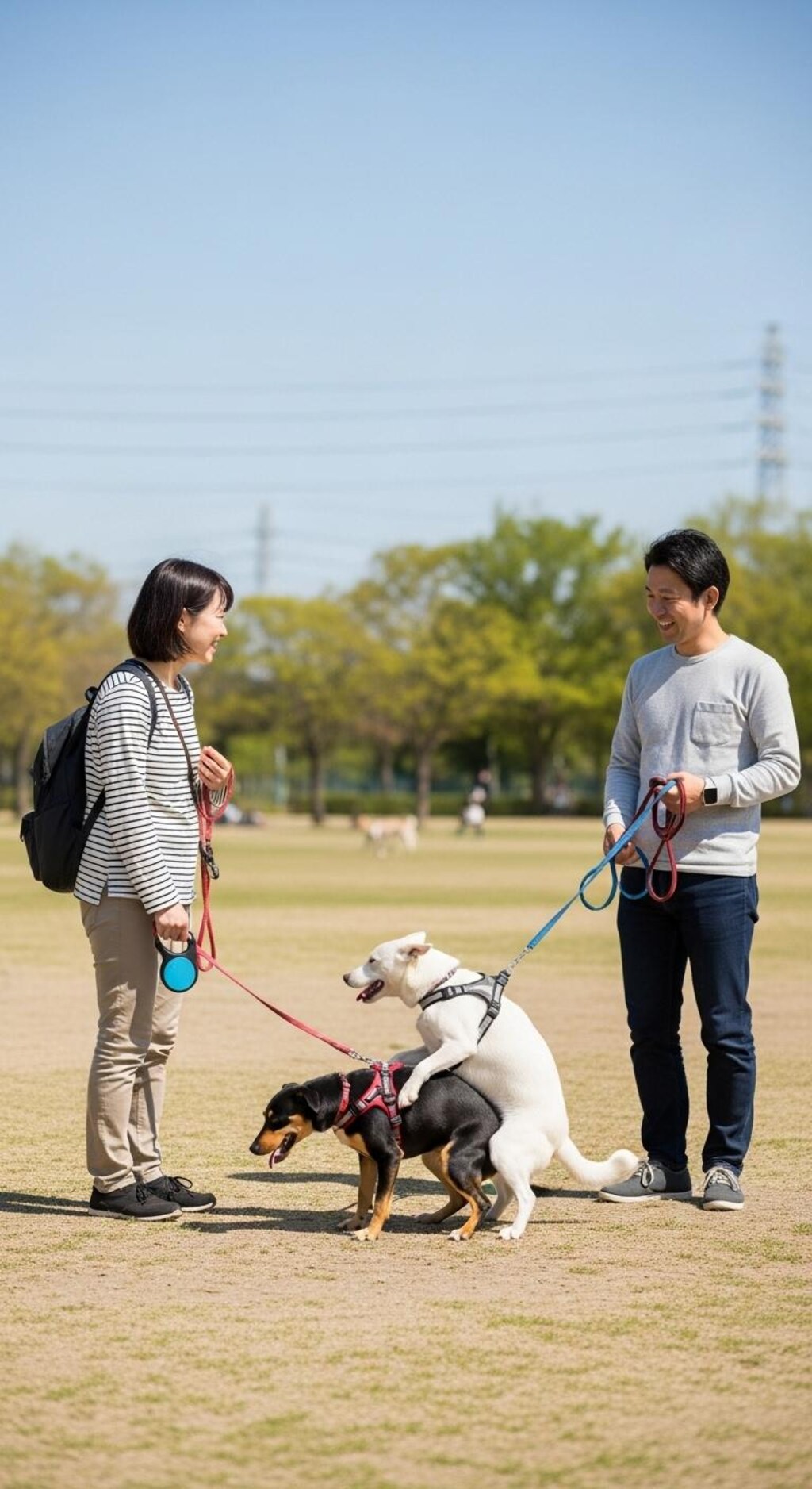 微笑ましい光景。