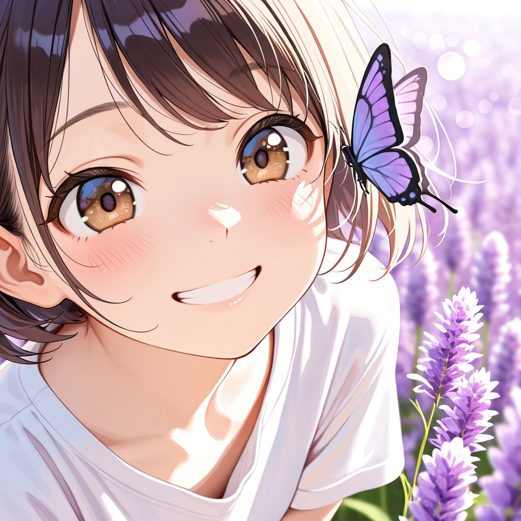 ラベンダー畑 | の人気AIイラスト・グラビア