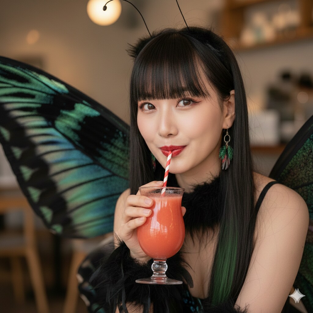 ミヤマカラスアゲハ 擬人化 3