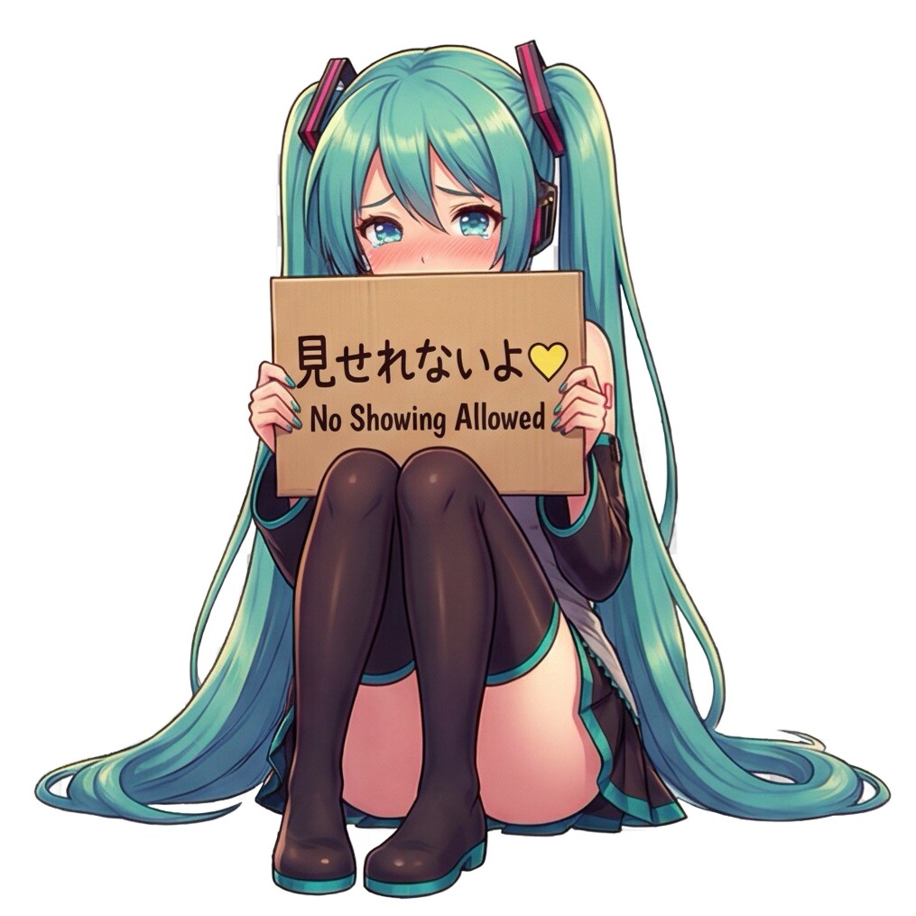 初音ミクの見せれないよ♡ ポーズコレクション