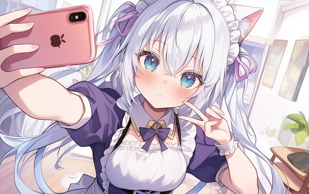 こっそり笑顔の練習