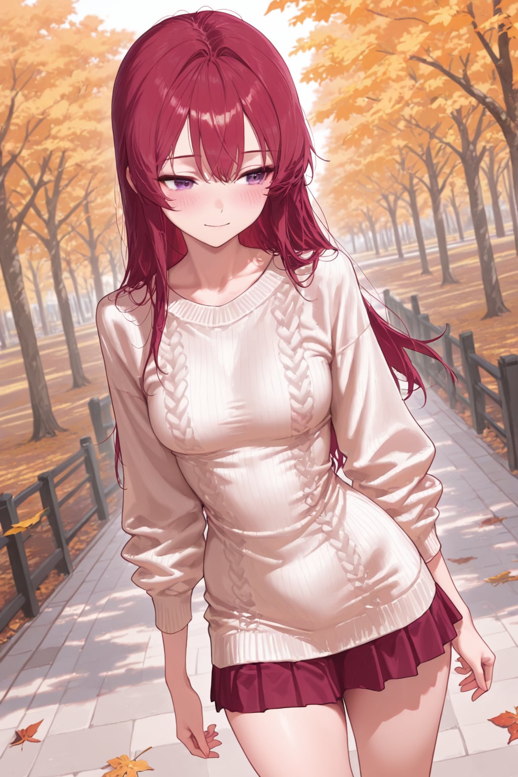 【ＰＥＧＡＳＵＳ様版】長身美脚赤髪紫目美少女（春夏秋冬）