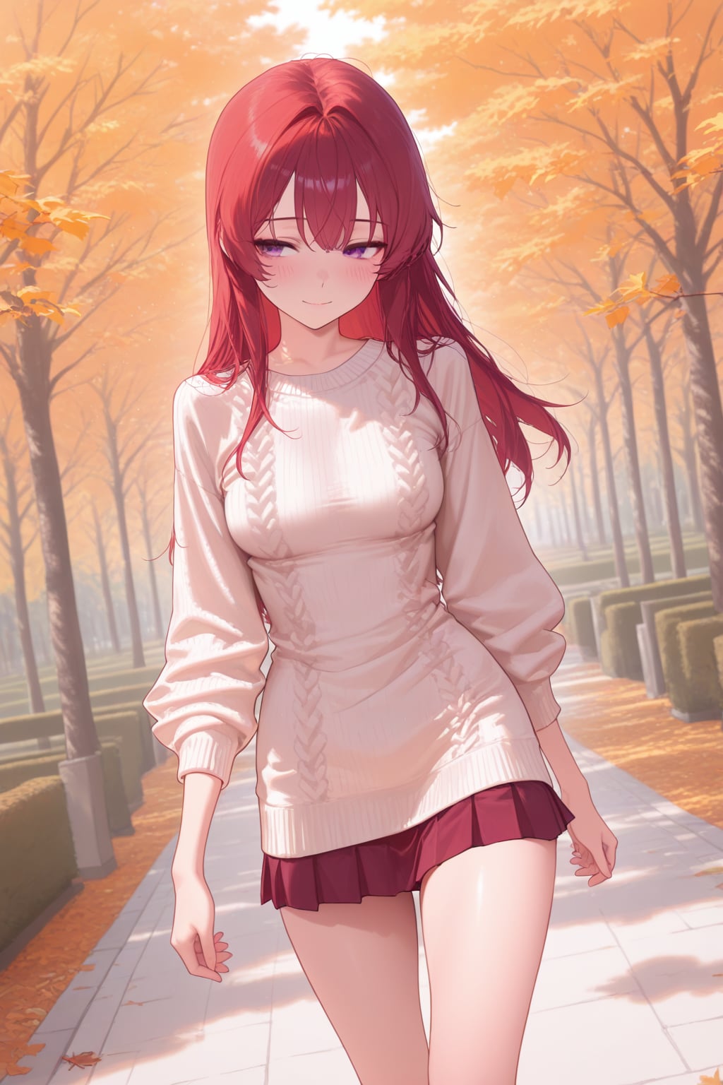 【ＰＥＧＡＳＵＳ様版】長身美脚赤髪紫目美少女（春夏秋冬）