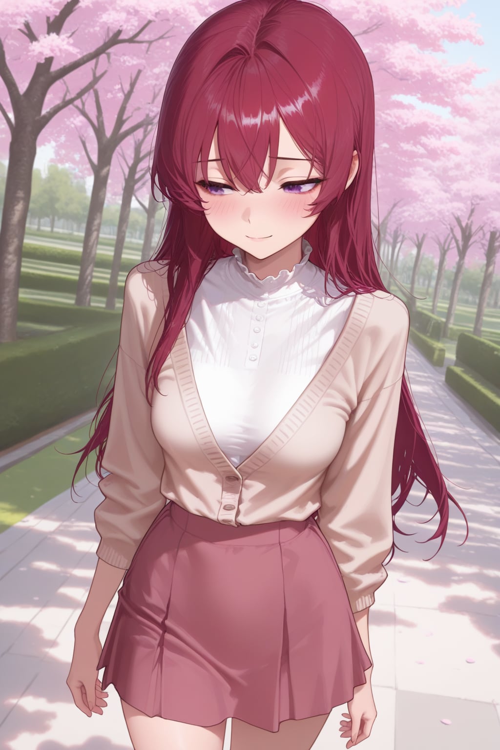 【ＰＥＧＡＳＵＳ様版】長身美脚赤髪紫目美少女（春夏秋冬）