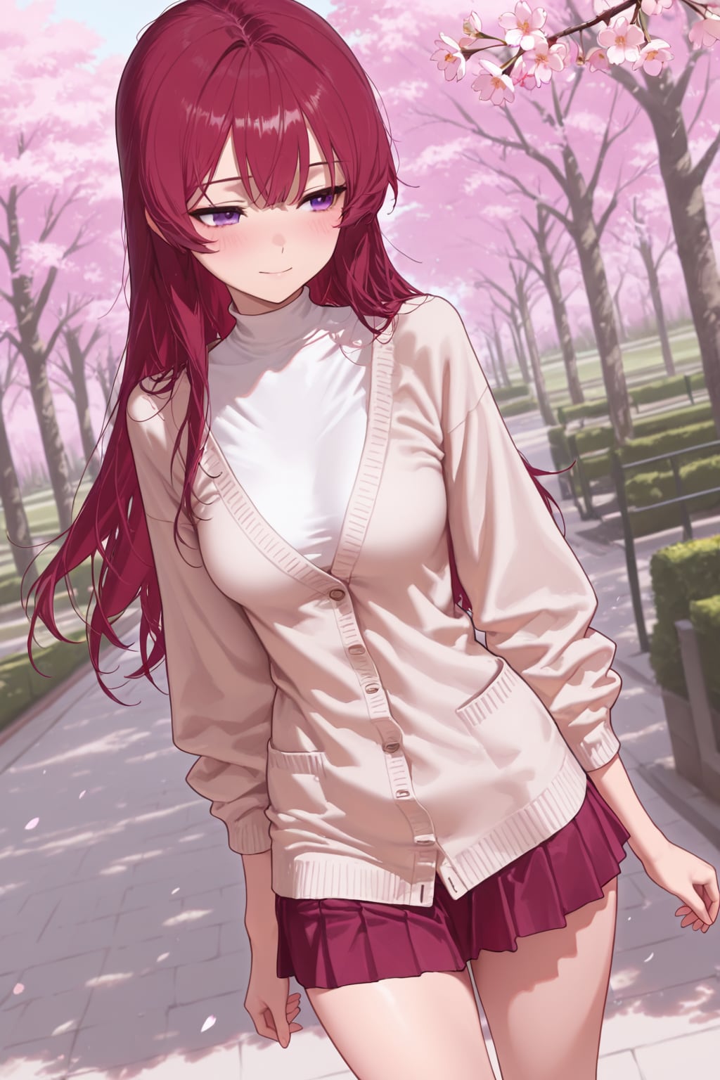 【ＰＥＧＡＳＵＳ様版】長身美脚赤髪紫目美少女（春夏秋冬）