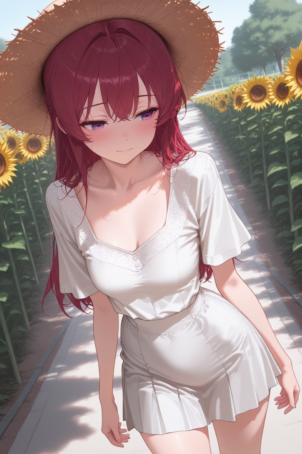 【ＰＥＧＡＳＵＳ様版】長身美脚赤髪紫目美少女（春夏秋冬）