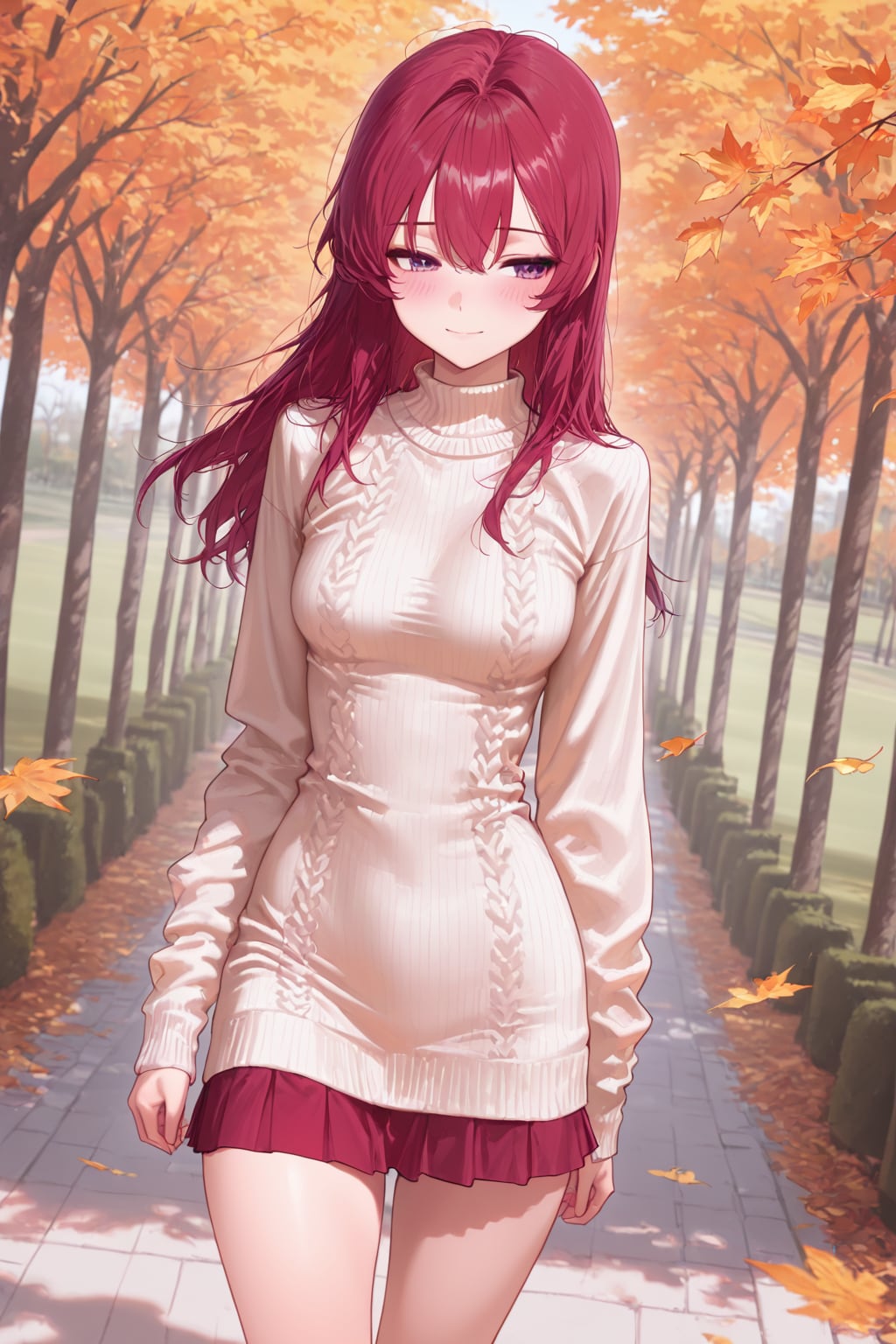 【ＰＥＧＡＳＵＳ様版】長身美脚赤髪紫目美少女（春夏秋冬）