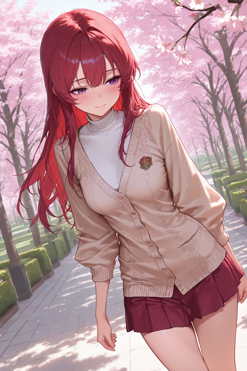 【ＰＥＧＡＳＵＳ様版】長身美脚赤髪紫目美少女（春夏秋冬）