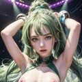 緑髪の人 3枚目