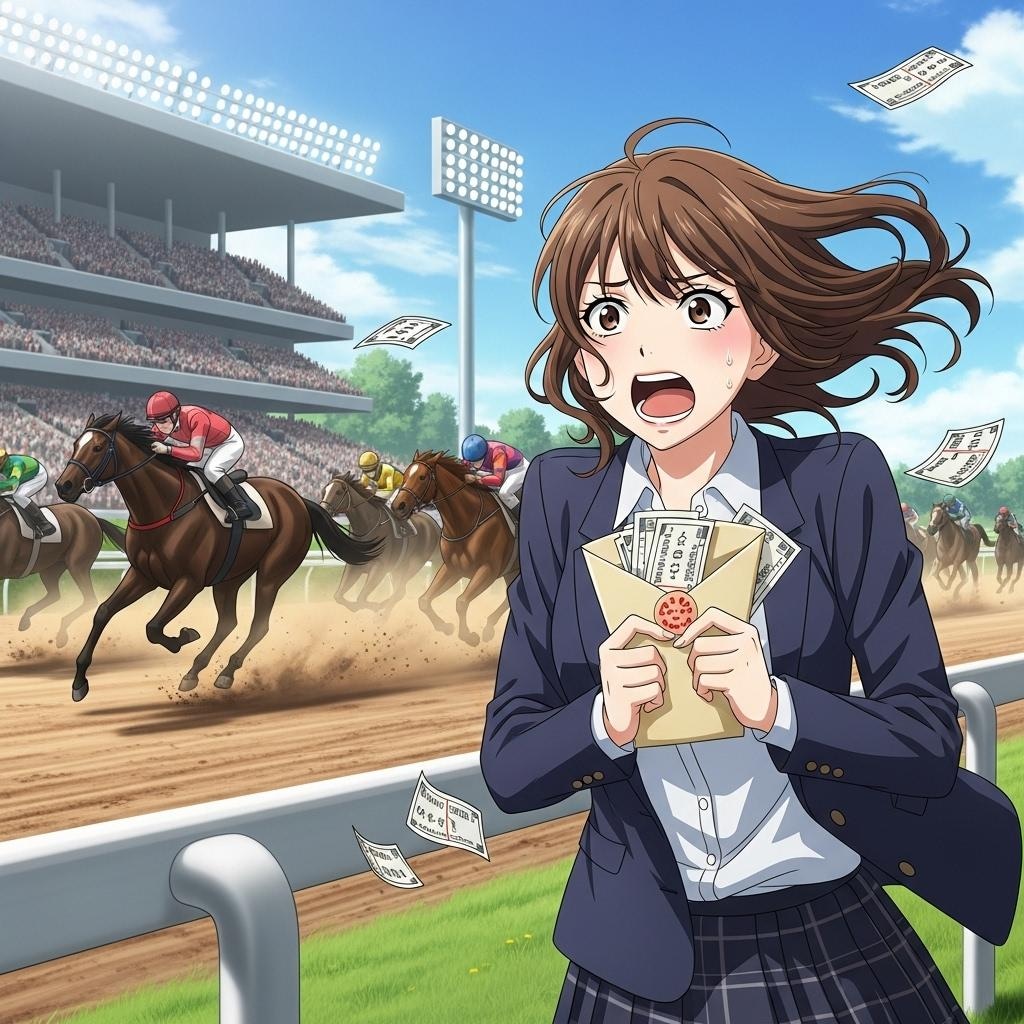 競馬で大金GET
