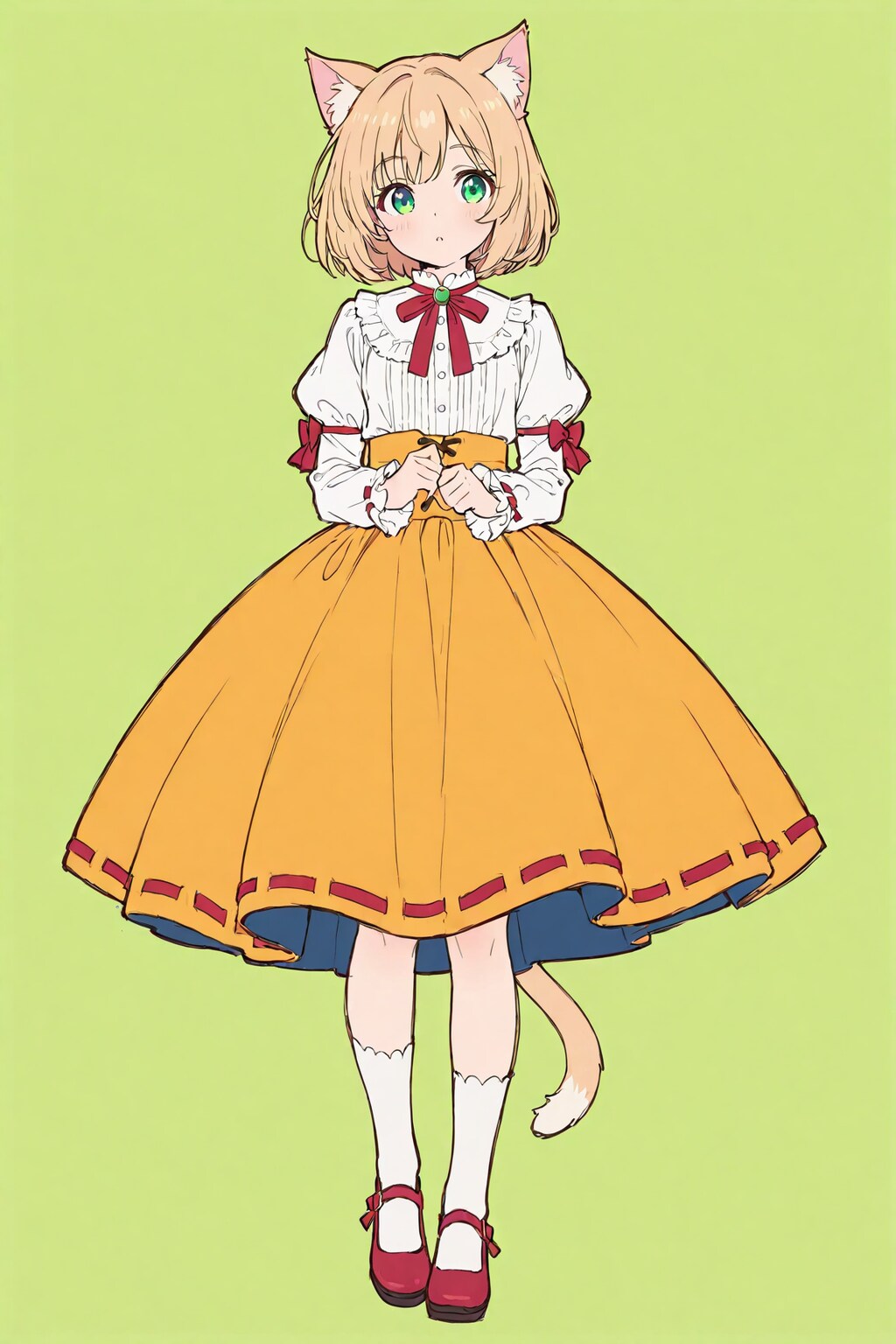 服装をちゃんと指定して描かせてみよう