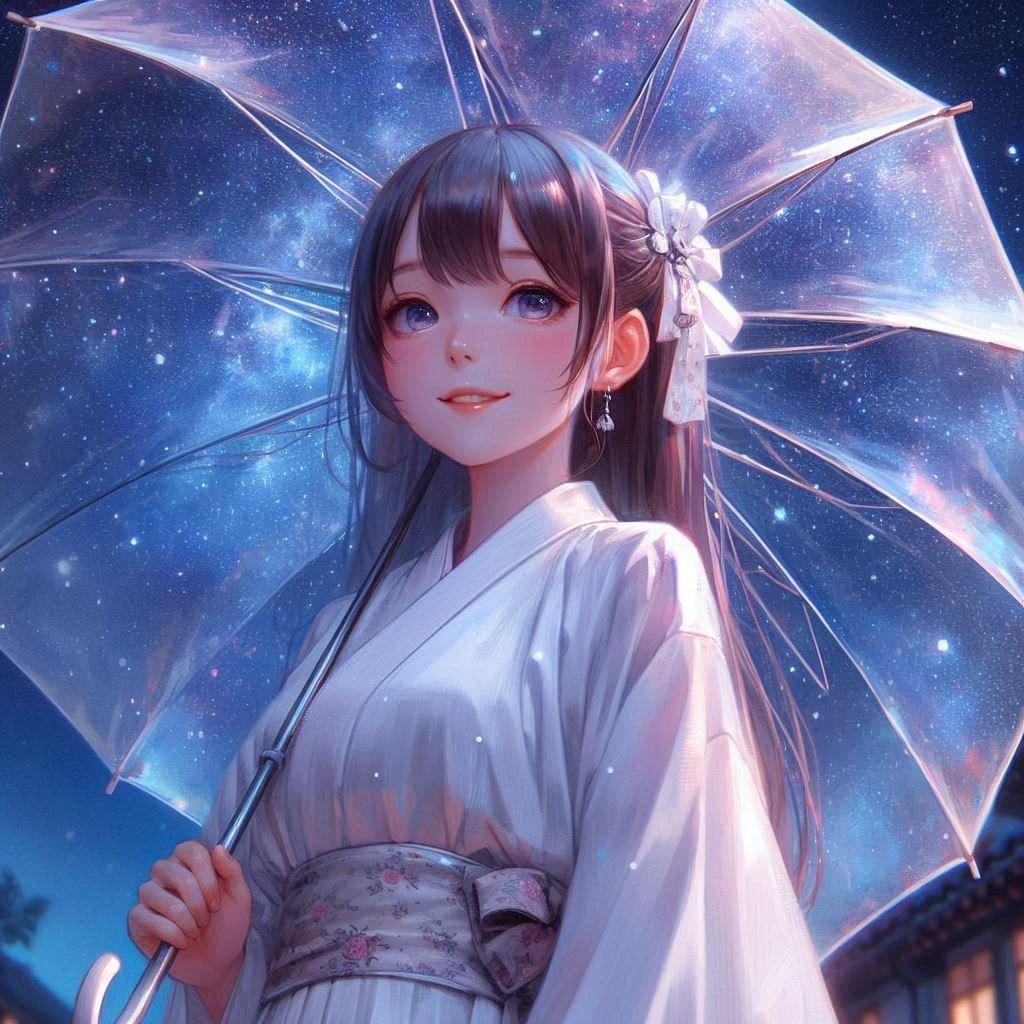 傘をさして歩こう。