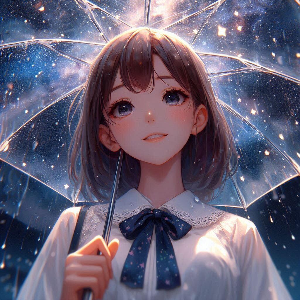 傘をさして歩こう。