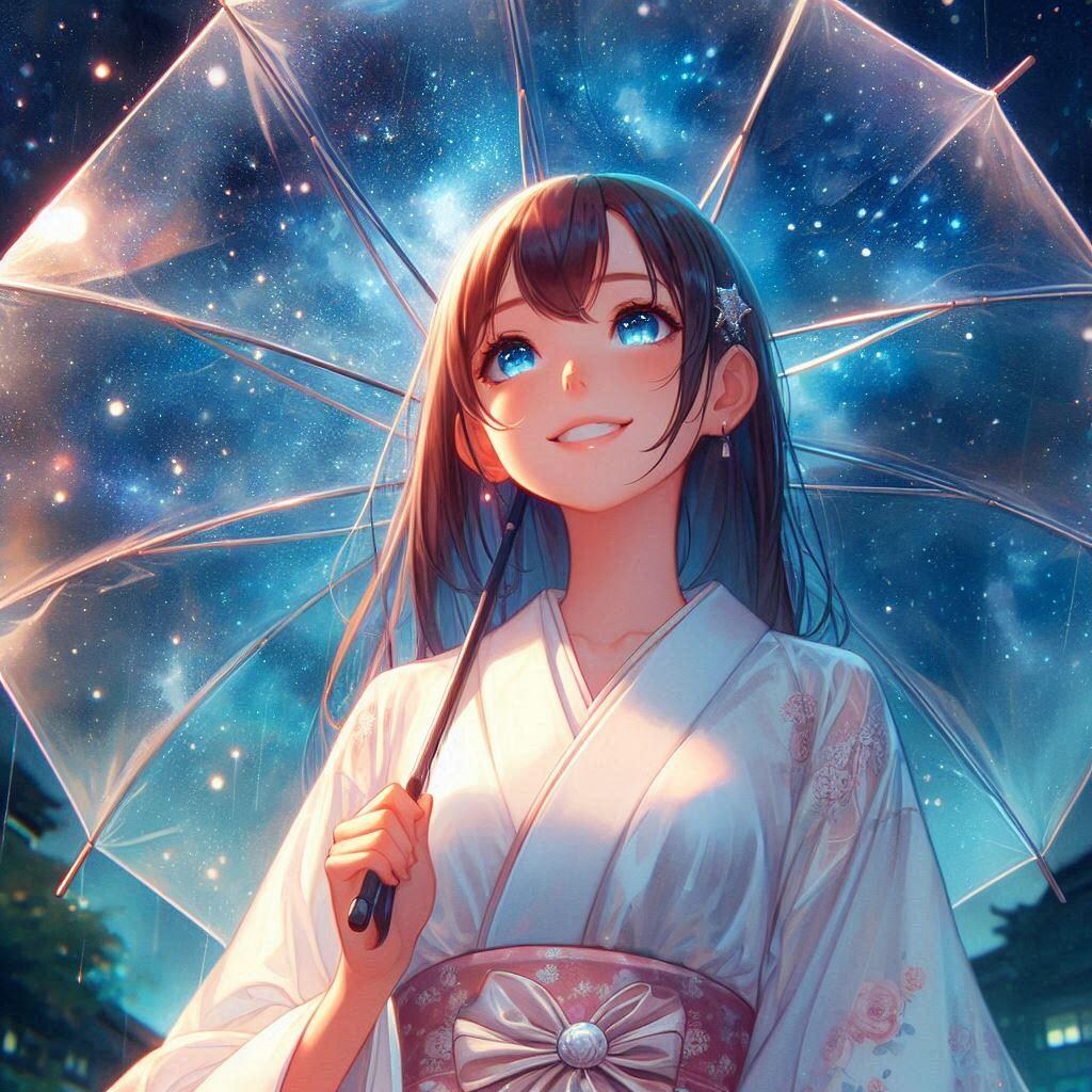 傘をさして歩こう。