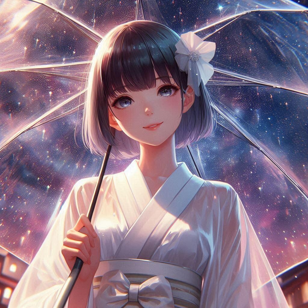 傘をさして歩こう。