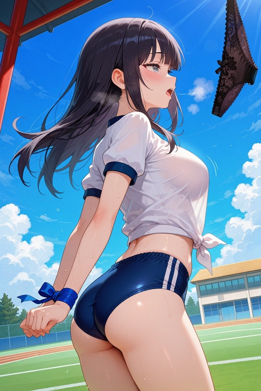 パンツ食い競争