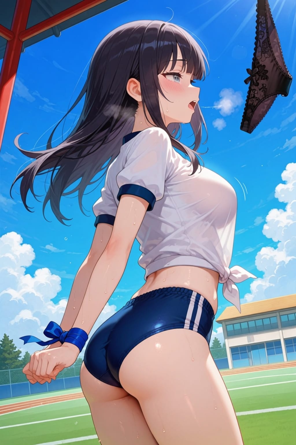 パンツ食い競争