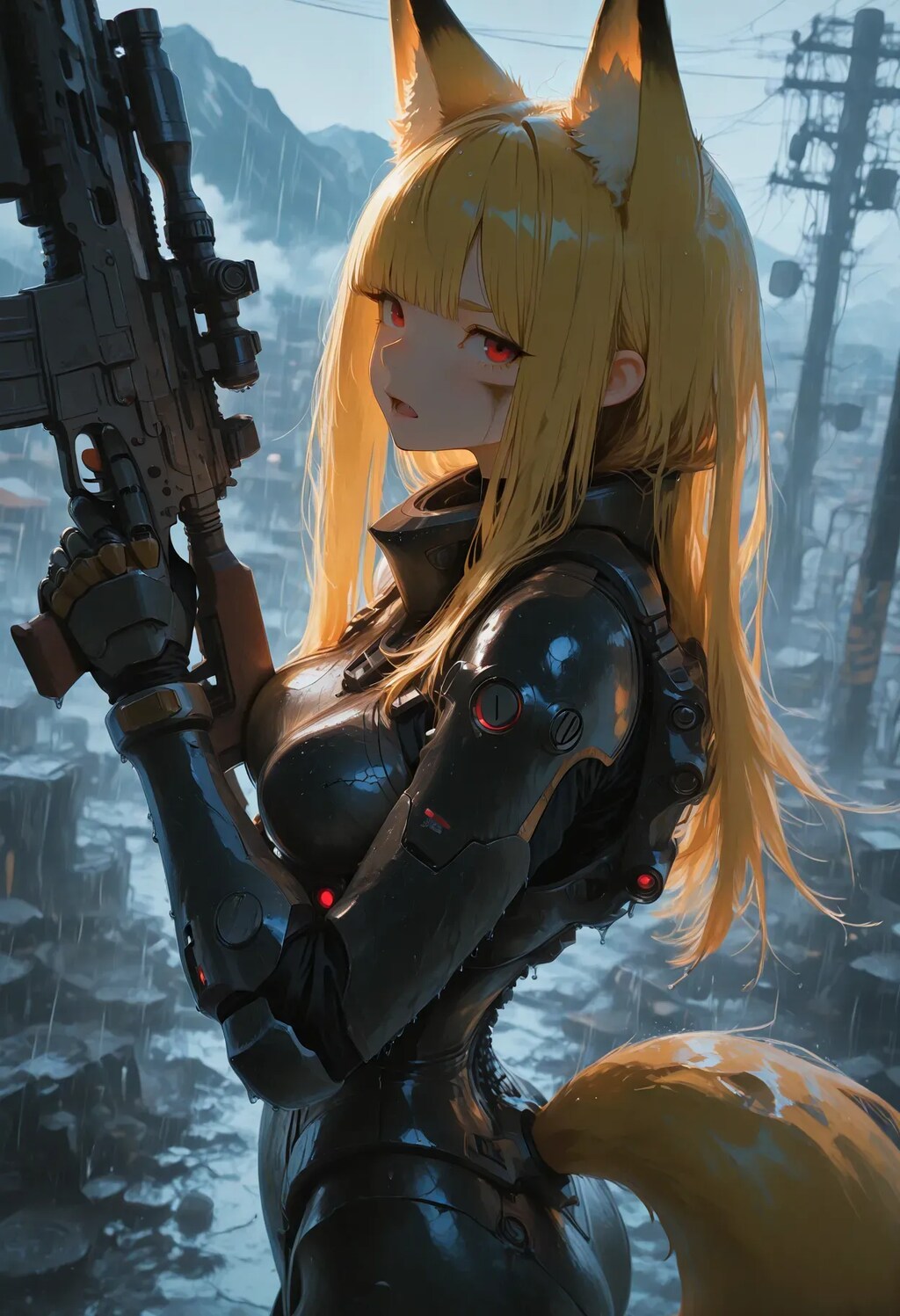 冷雨の戦場