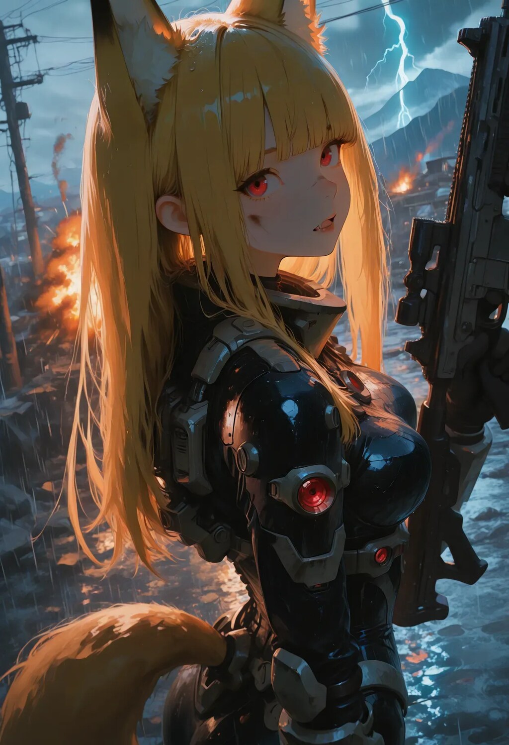 冷雨の戦場
