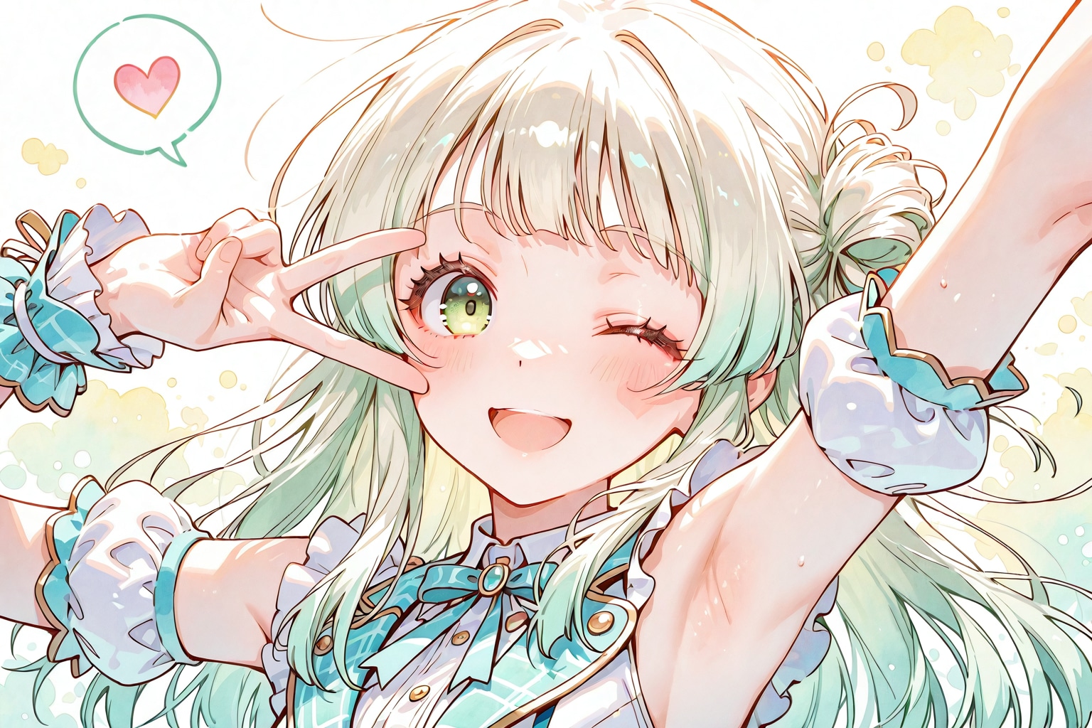決めポーズ