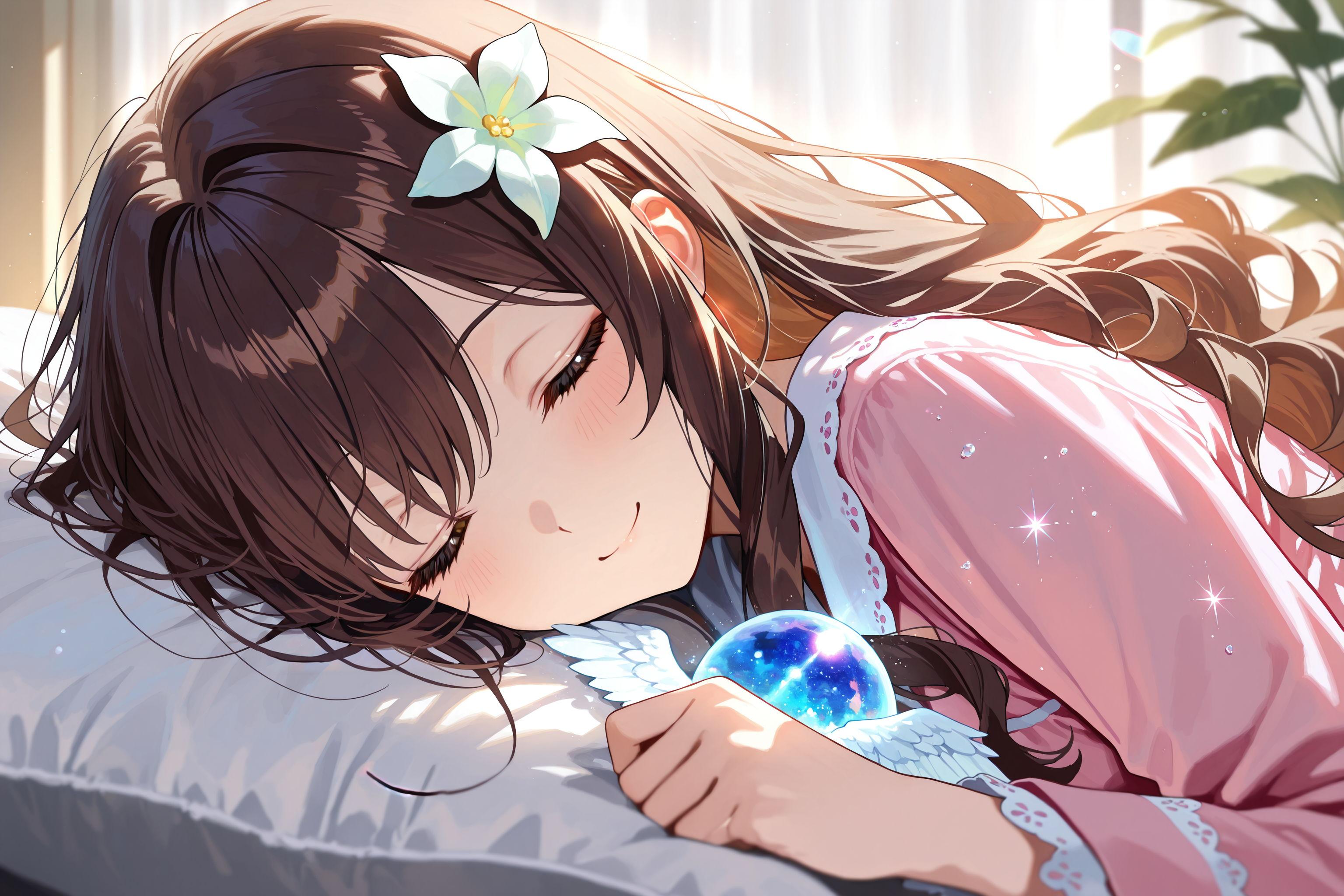 天使さんのおやすみタイム♪ | の人気AIイラスト・グラビア