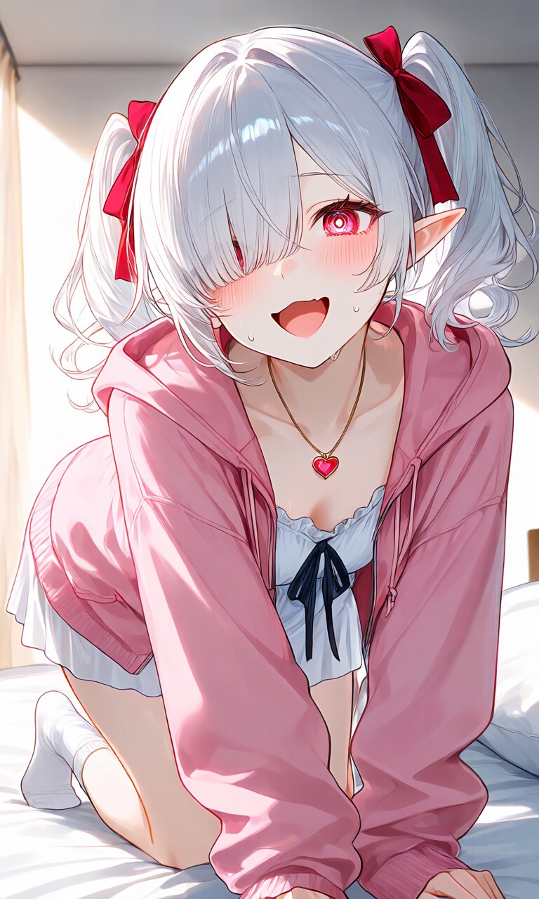 19、朝起こしに来たシロネさん