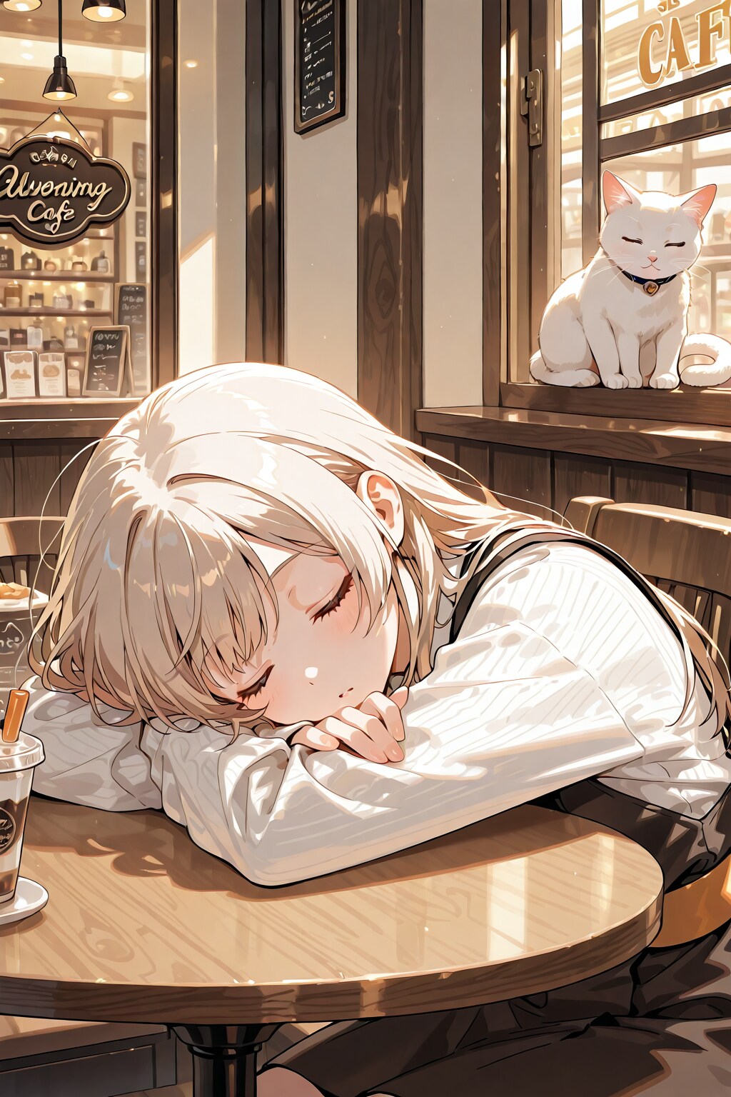猫と一緒 | の人気AIイラスト・グラビア
