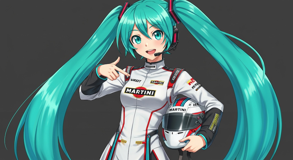 MARTINIレーシングスーツ初音ミク