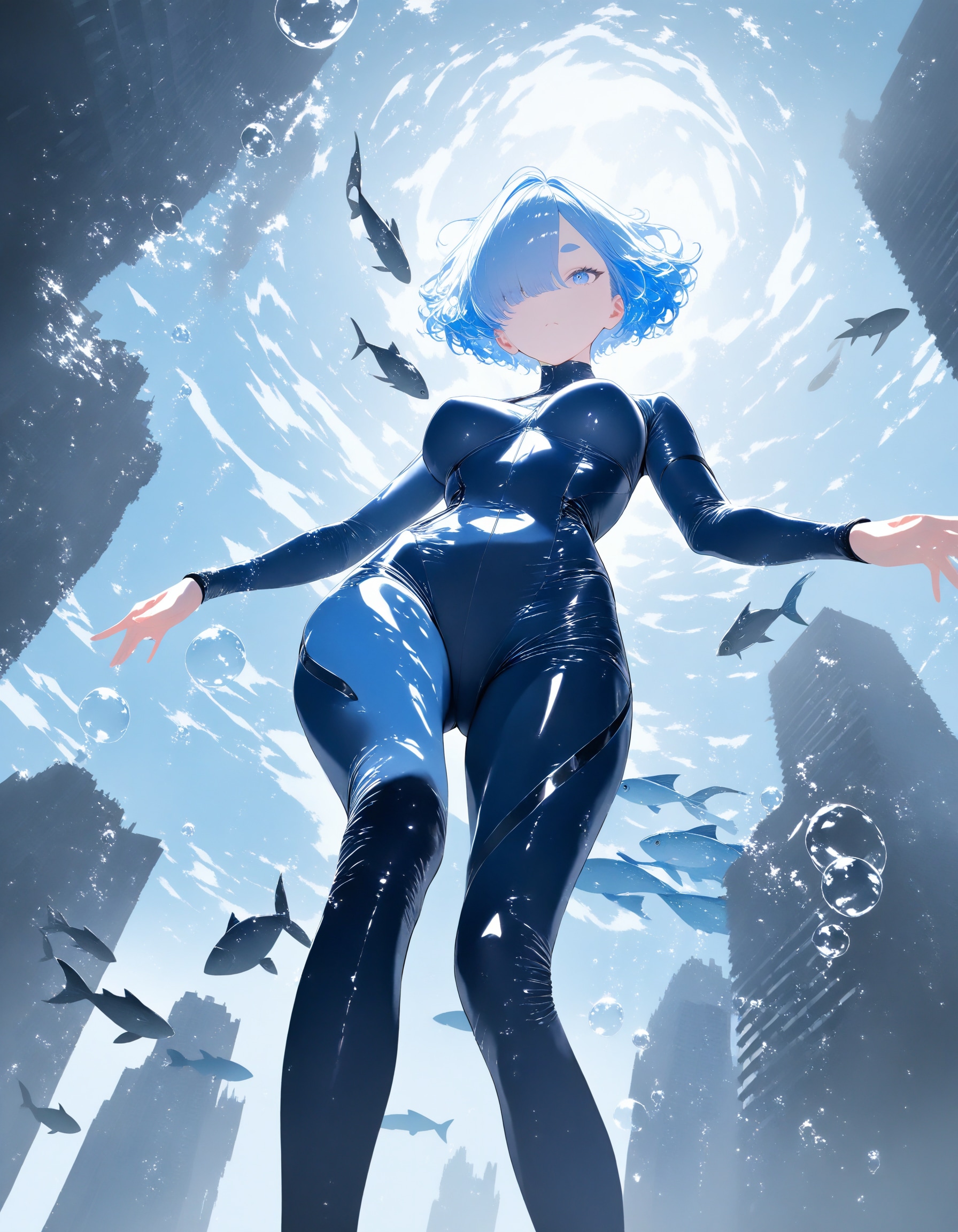 水没都市Dive姉さんXL | の人気AIイラスト・グラビア