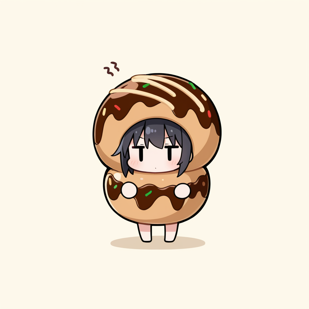 着ぐるみ着せ替え（たこ焼き）