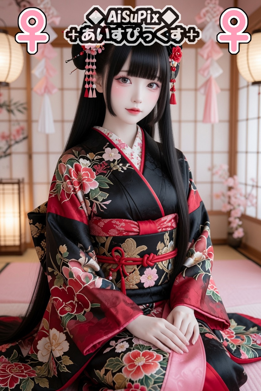 💙AiSuPix／着物美少女💙