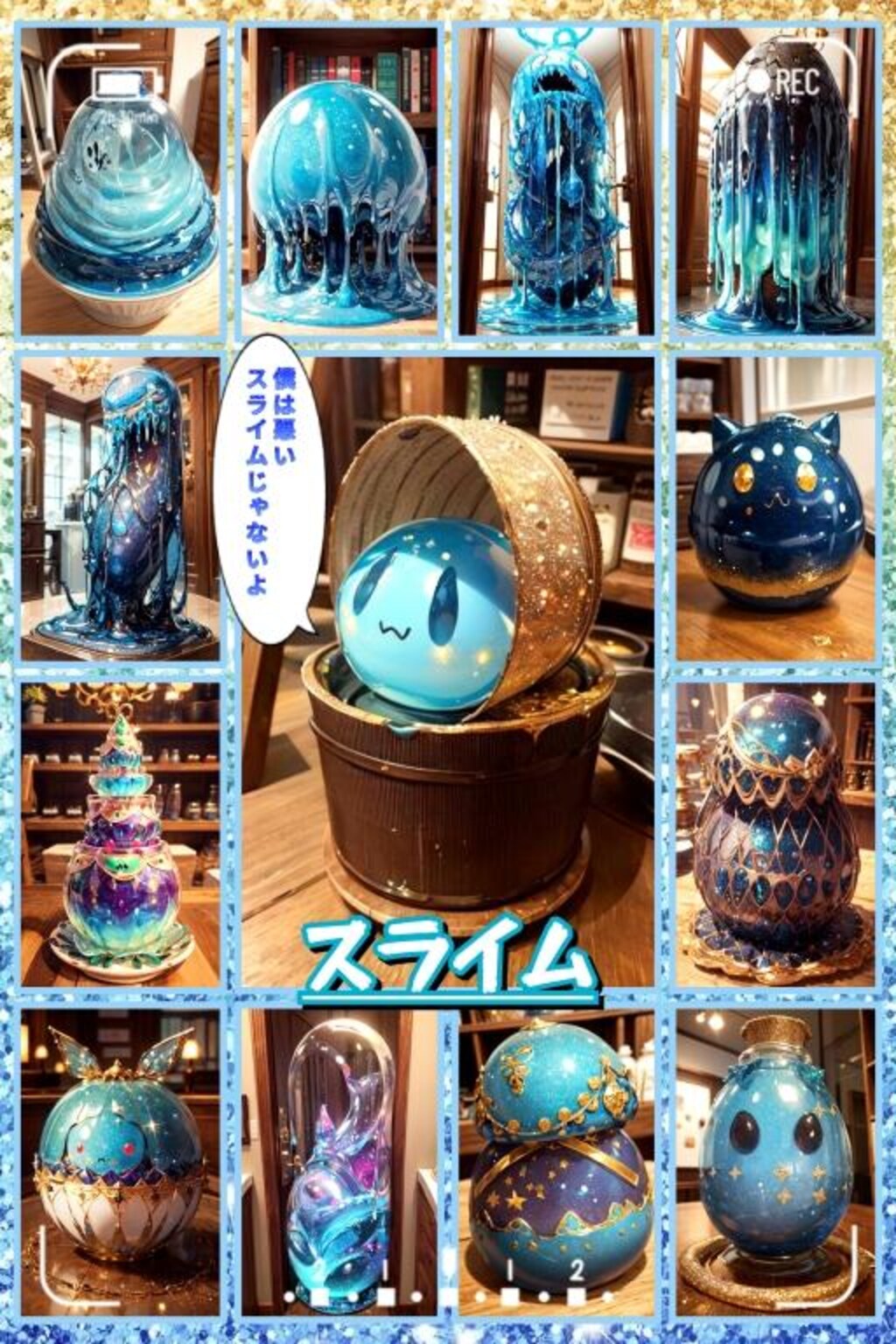 スライム　コラージュ