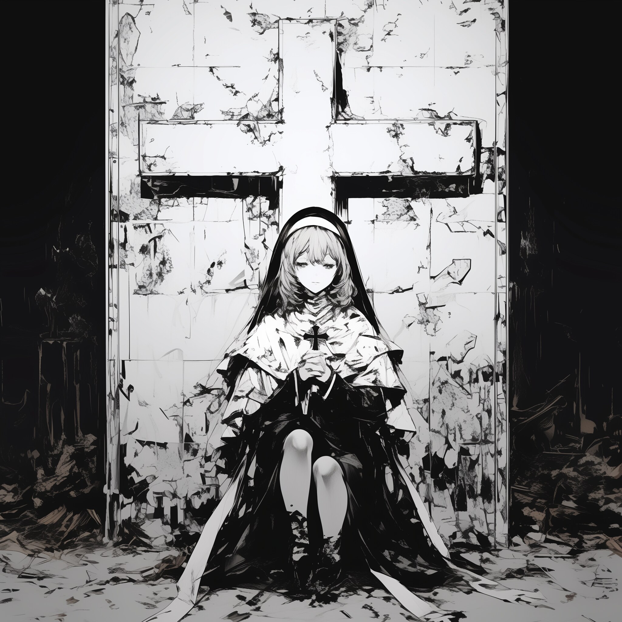 廃墟より神の繭を探して | の人気AIイラスト・グラビア