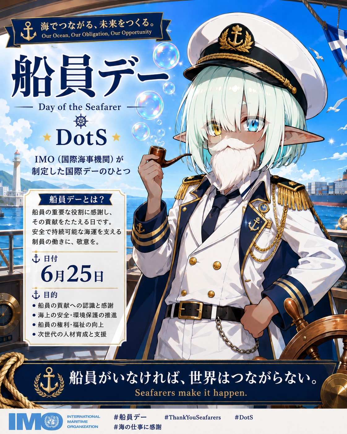 [今日は何の日 6/25] 船員デー