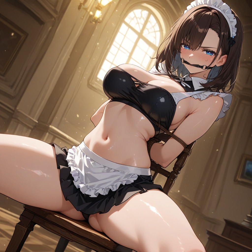 反抗的なメイドに