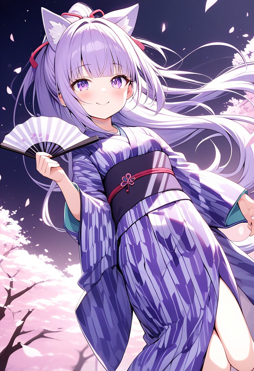 着物狐娘さん | の人気AIイラスト・グラビア