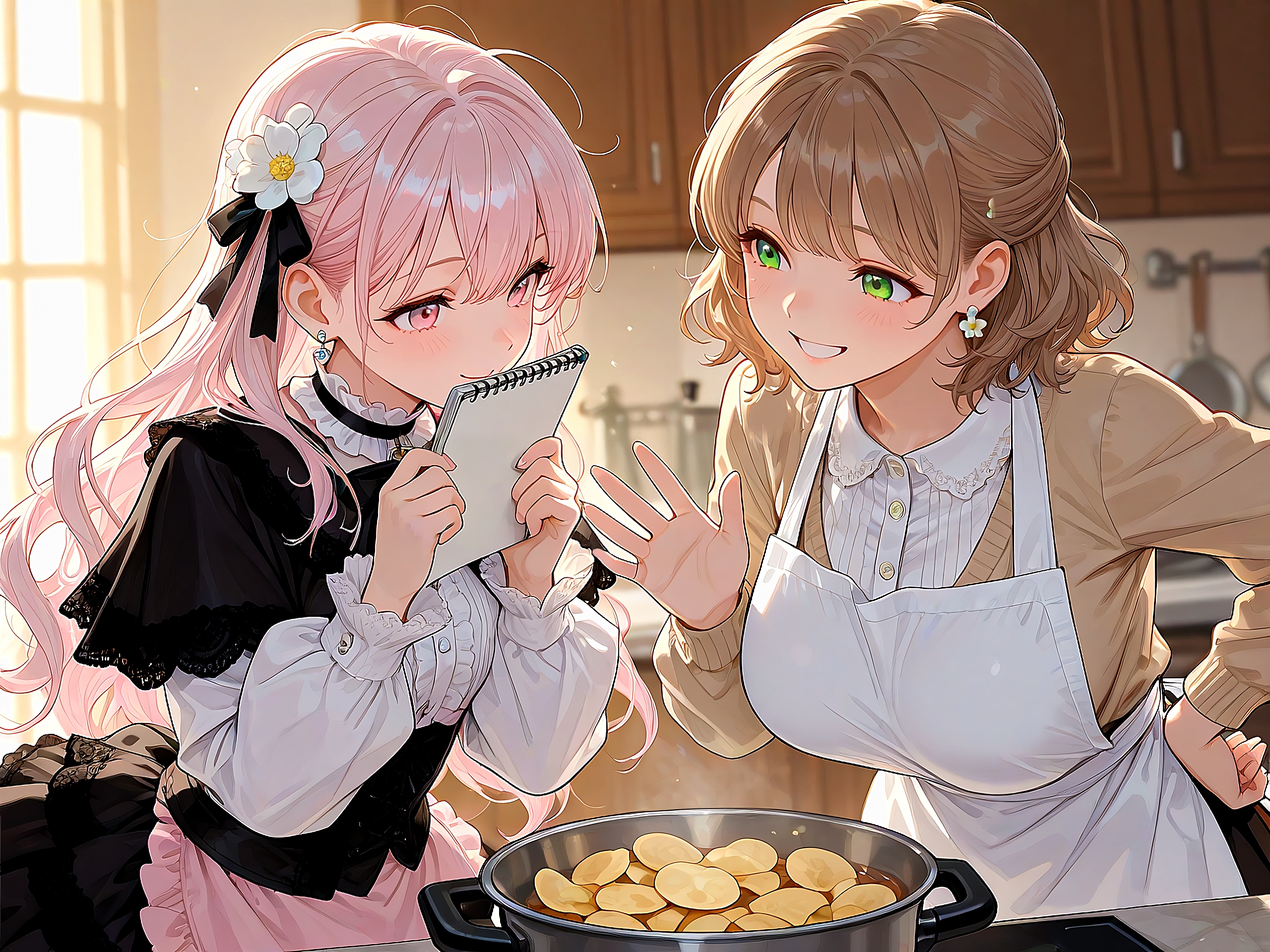 柚月さんとツーショット | の人気AIイラスト・グラビア