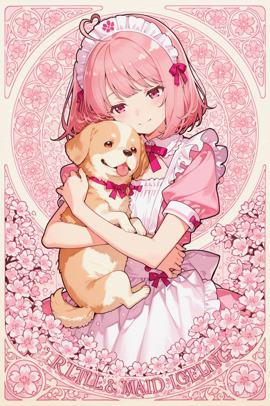 少女と犬 | の人気AIイラスト・グラビア