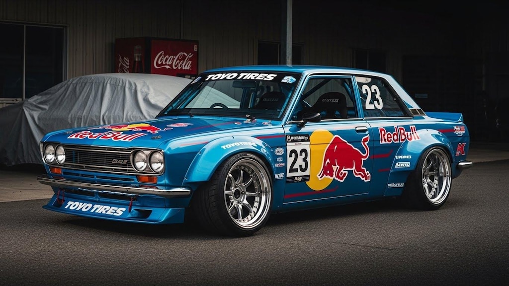 トーヨータイヤブルーバードクーペのドリ車