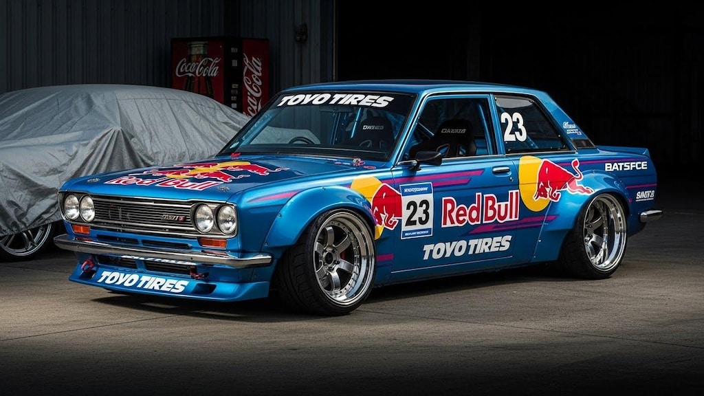 トーヨータイヤブルーバードクーペのドリ車