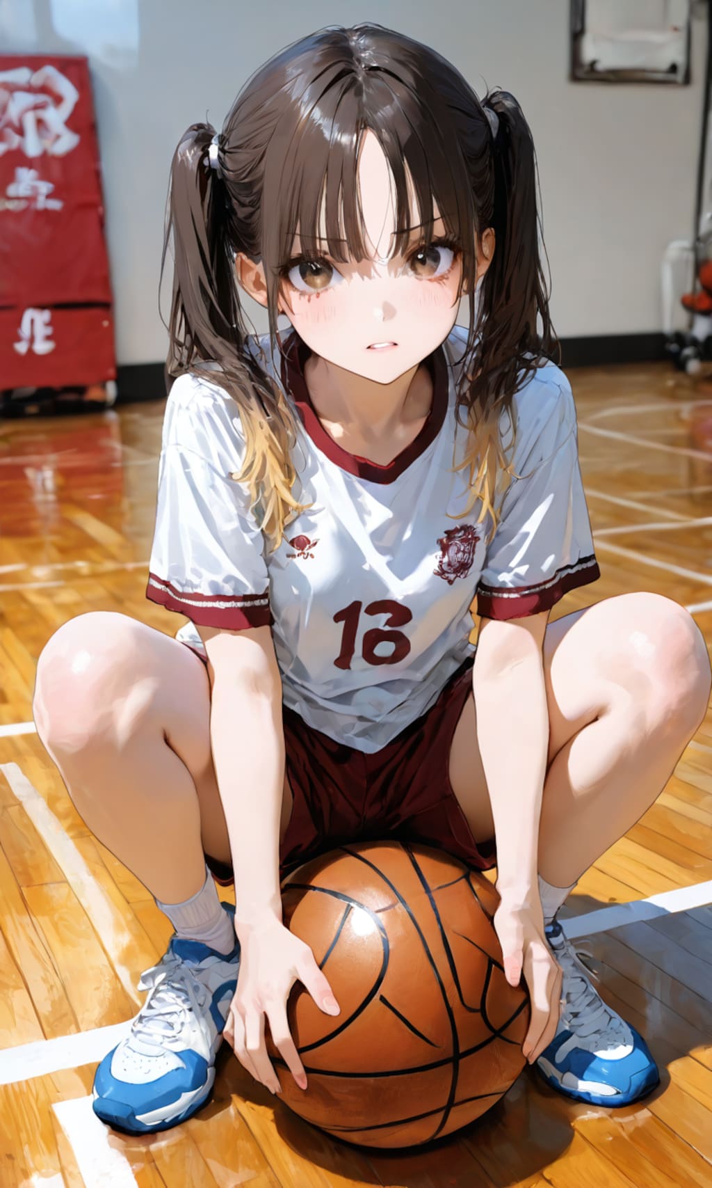 不機嫌なバスケットボーラー