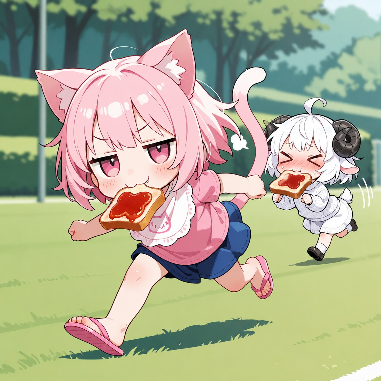 メイのやつを特訓してやるにゃ！！
