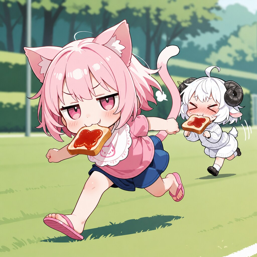 メイのやつを特訓してやるにゃ！！