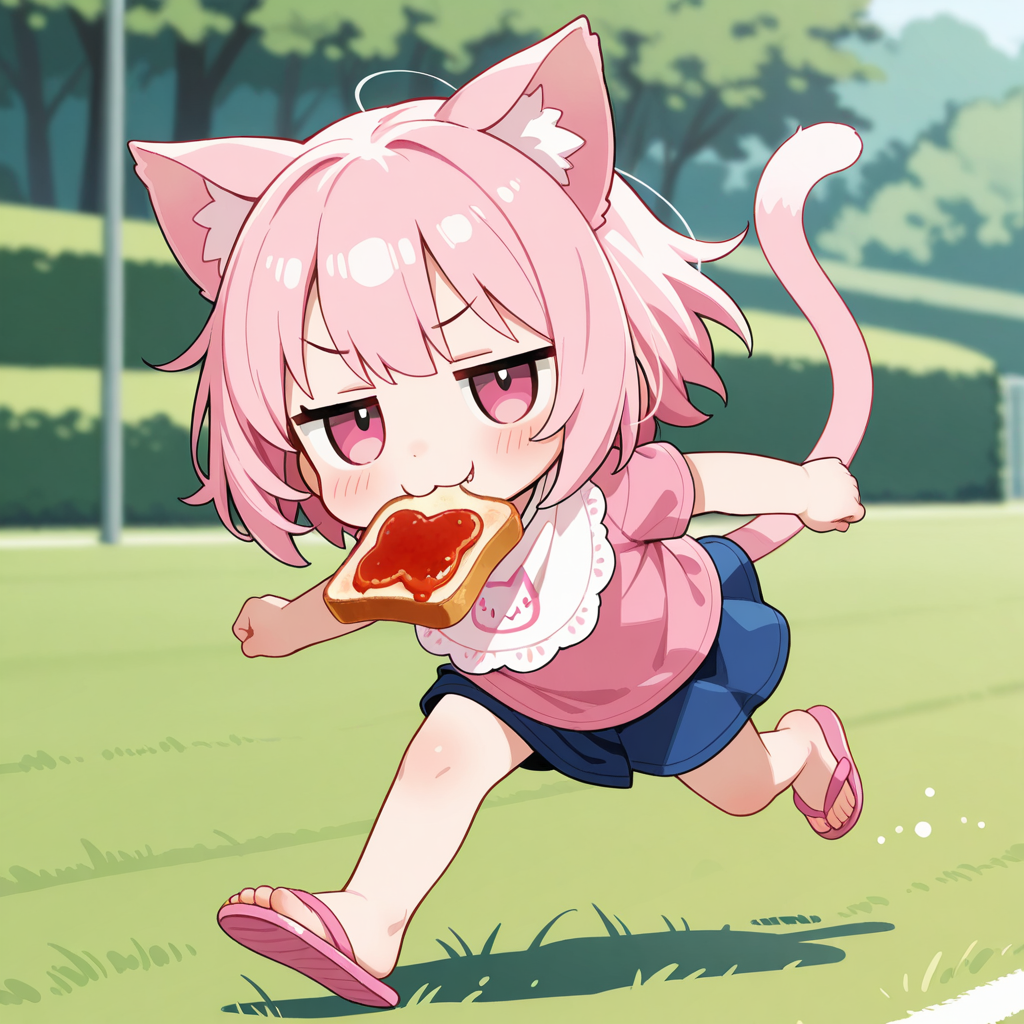 メイのやつを特訓してやるにゃ！！
