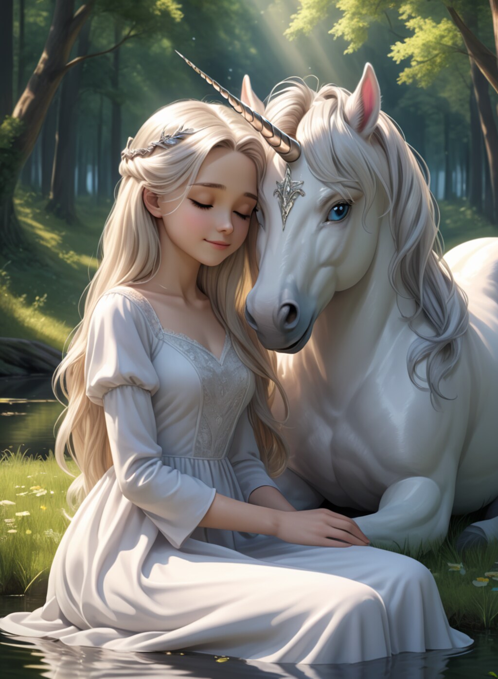 少女とユニコーンと