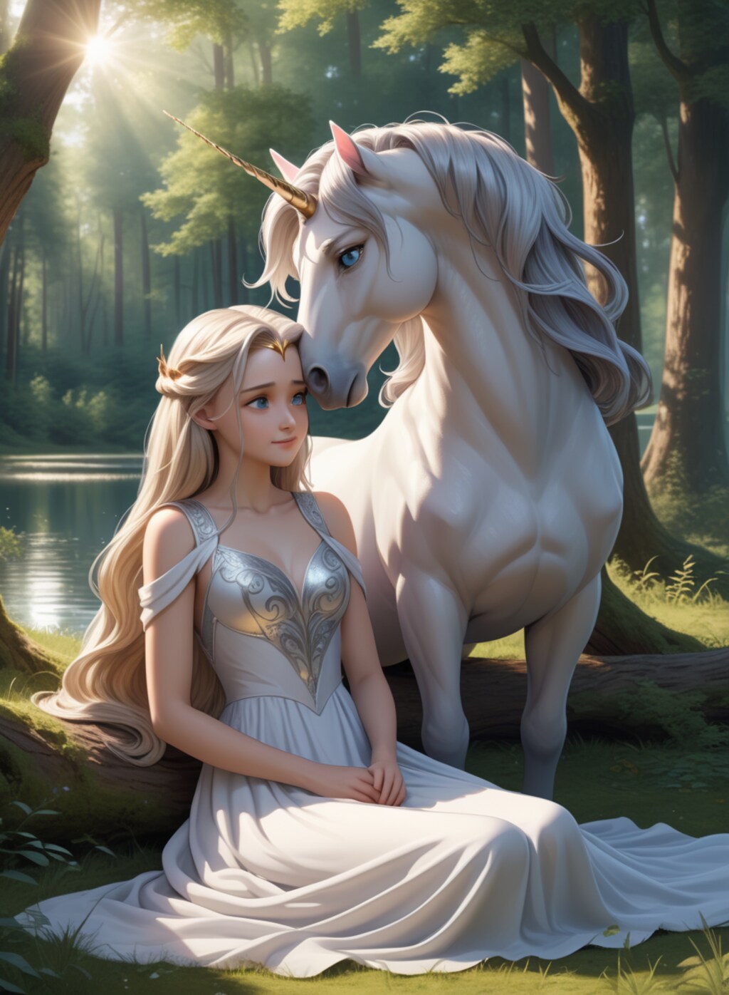 少女とユニコーンと