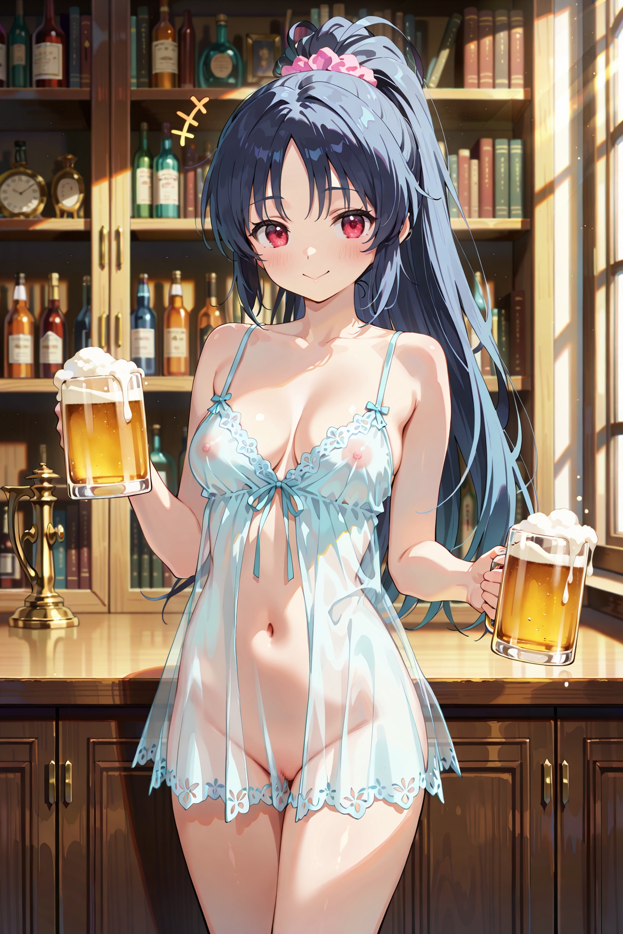 書棚の奥でヒミツの撮影会 Z119