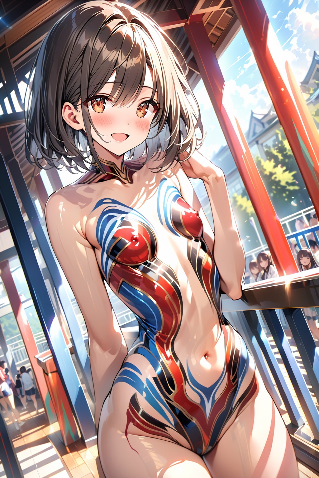 Street Body Painting