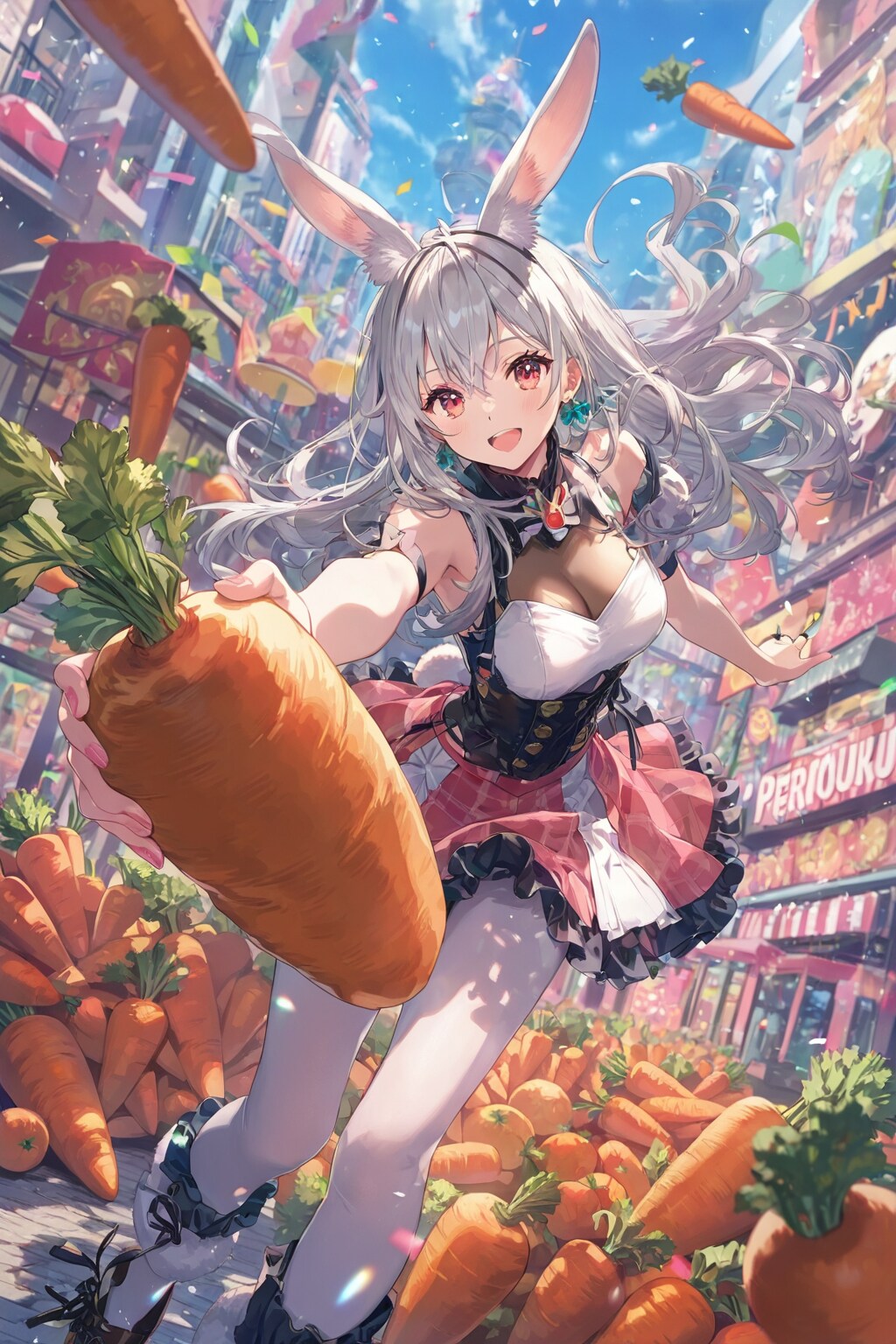 にんじんのお祭りなのです🥕🐰🎶